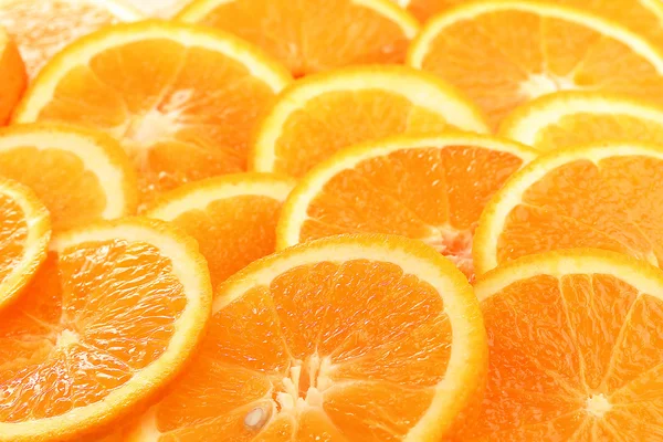 Apelsiner på nära håll — Stockfoto
