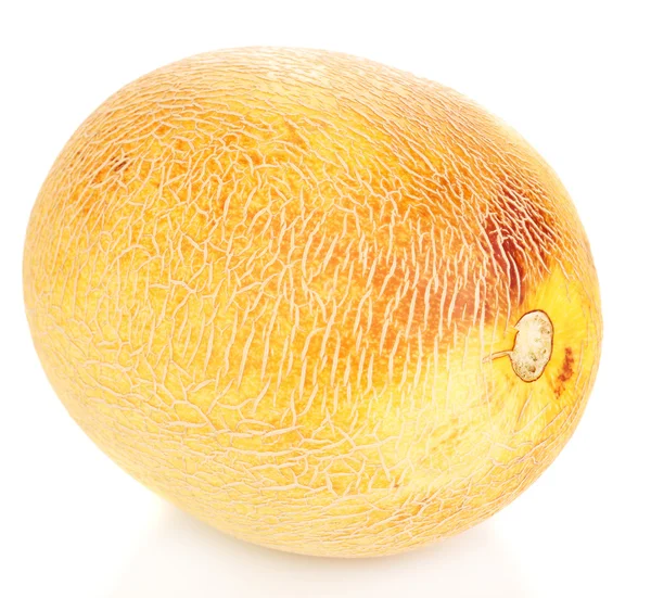 Melon mûr isolé sur blanc — Photo