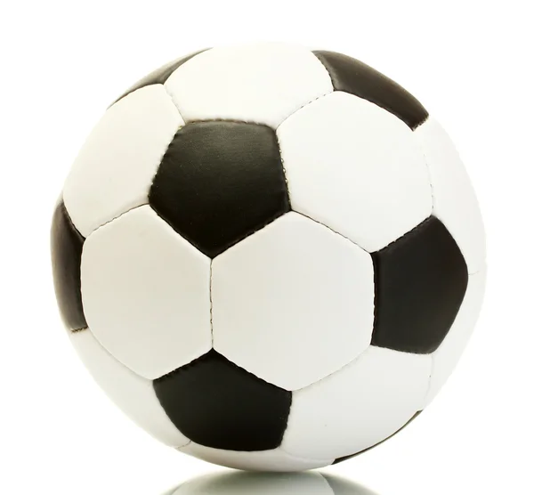Voetbal bal, geïsoleerd op wit — Stockfoto