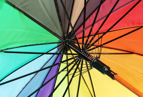 Achtergrond van kleurrijke paraplu — Stockfoto