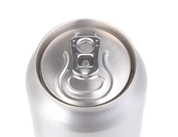 アルミ缶の分離白 — ストック写真