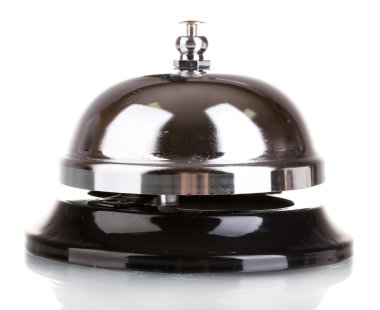 Service bell isolated on white clipart