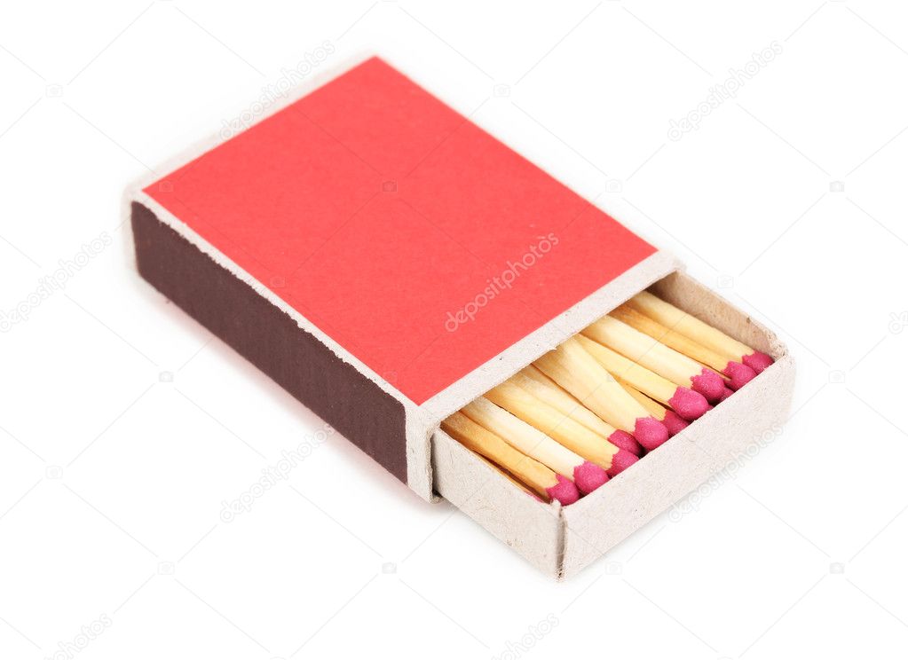 Matches isolated on white