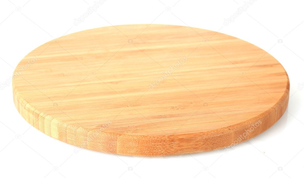 Cutting board isolated on white