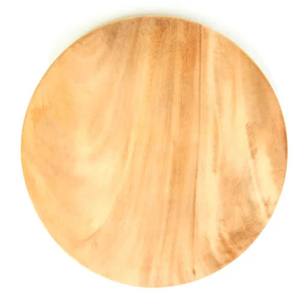 Placa de madeira isolada em branco — Fotografia de Stock