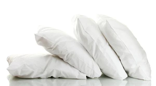 孤立在白色的枕头 — 图库照片