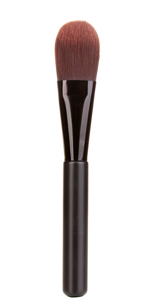 Косметическая кисть изолирована на белом
