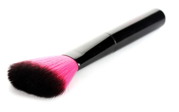 Розовая кисть для макияжа изолированы на белом — стоковое фото