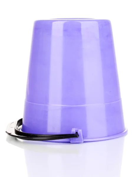 Χρώμα πλαστικό bucket απομονωθεί σε λευκό — Φωτογραφία Αρχείου