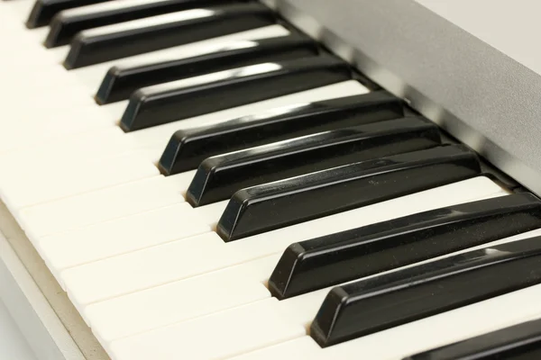 Фон синтезаторної клавіатури — стокове фото