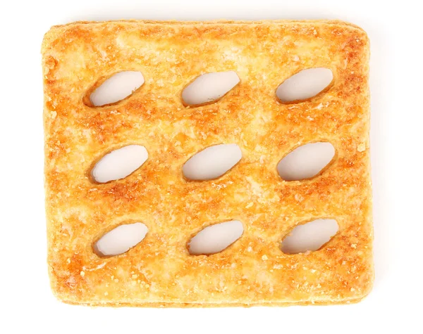 Tatlı kurabiye üzerinde beyaz izole — Stok fotoğraf