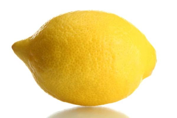 Ripe lemon isolated on white — Stock Photo, Image