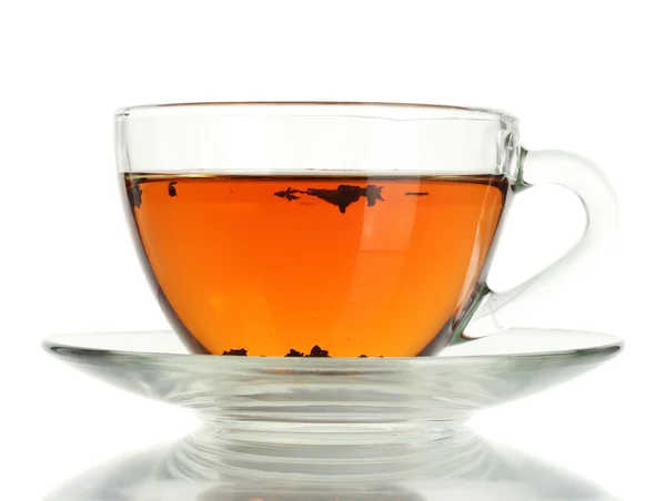 Tasse de thé isolé sur blanc — Photo