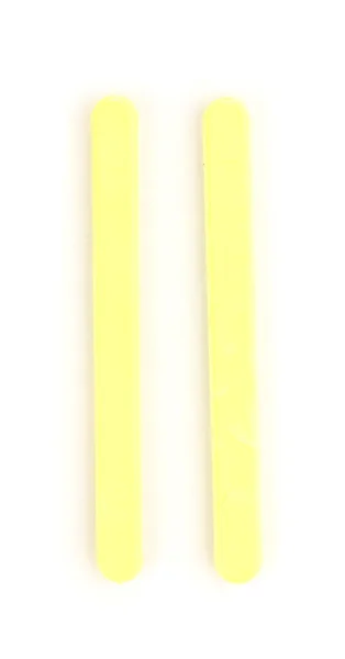 Renk çubukları üzerinde beyaz izole sayma — Stok fotoğraf
