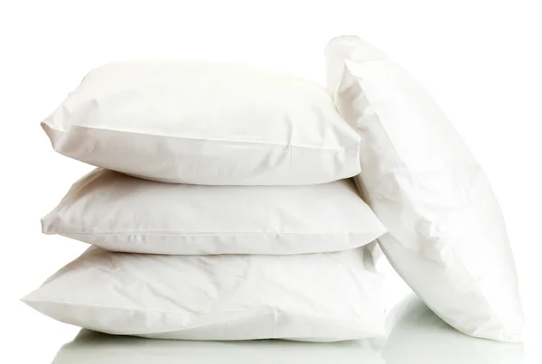 Travesseiros isolados em branco — Fotografia de Stock