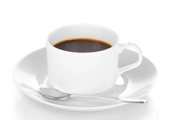 白で隔離されるコーヒー カップ — ストック写真