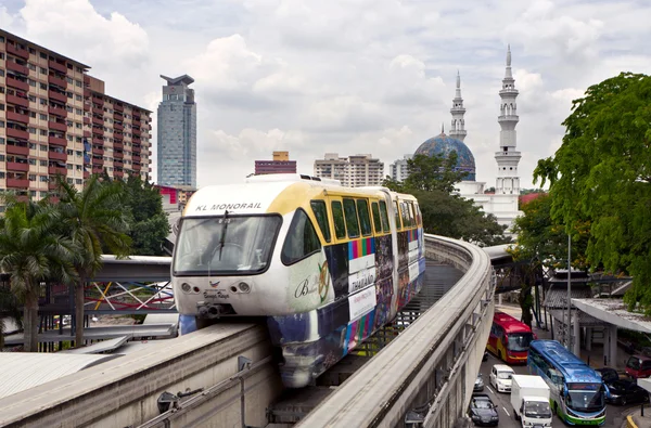 Monorail in Kuala Lumpur — Stockfoto
