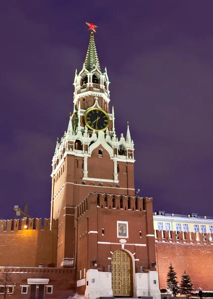 Spasskaya tornet i Moskva Kreml — Stockfoto