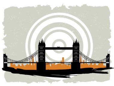 Bridge silhouette clipart