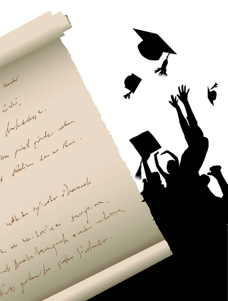 Fête de graduation — Image vectorielle