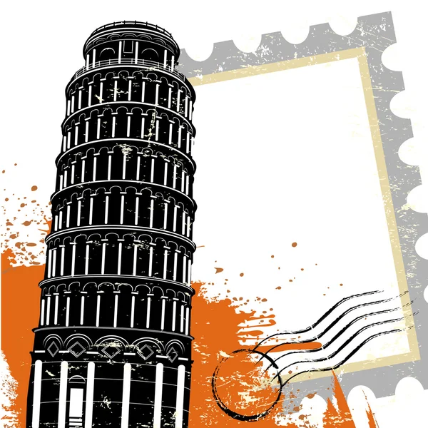 Torre di Pisa — Vettoriale Stock