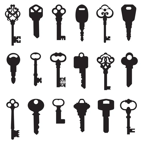 Sady klíčů — Stockový vektor