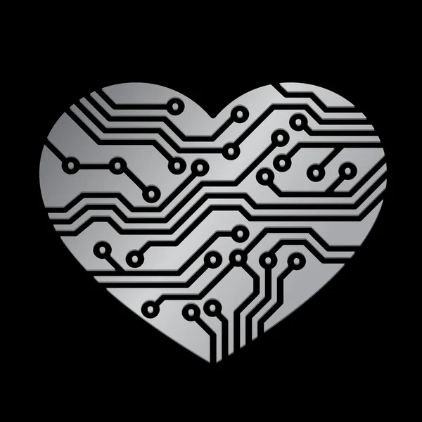 Teknik kärlek — Stock vektor