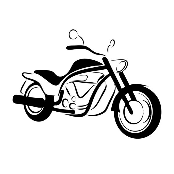 Chopper motocicleta — Archivo Imágenes Vectoriales