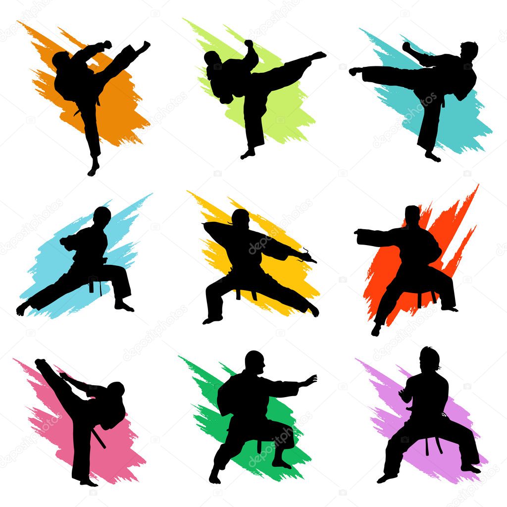 fighting-silhouette-set-premium-vector-in-adobe-illustrator-ai-ai