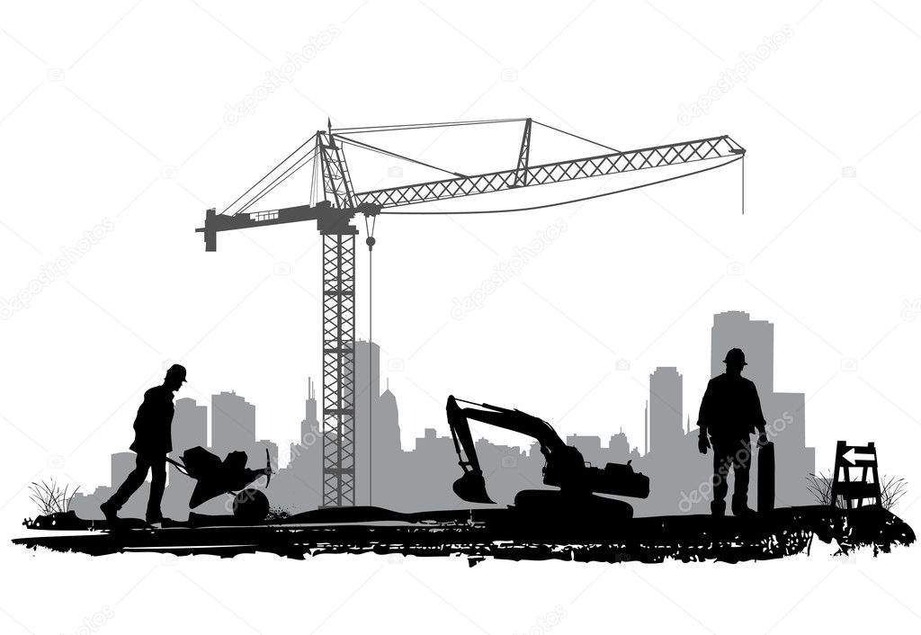 Construction silhouette