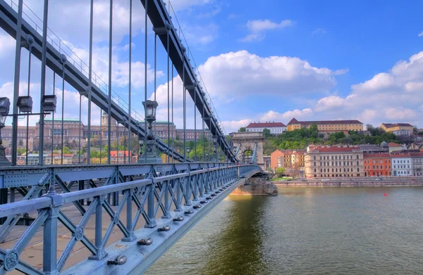 布达佩斯的链桥 — 图库照片
