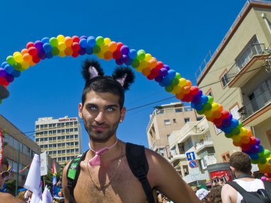 Tel Aviv gay pride clipart