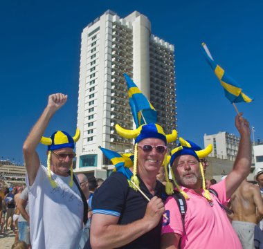 Tel Aviv gay pride party clipart