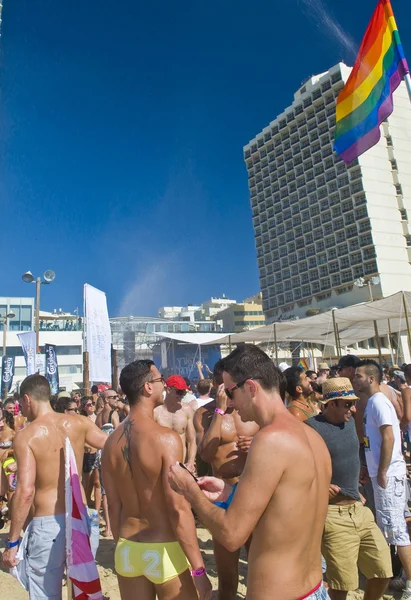 Tel Aviv gay orgulho partido — Fotografia de Stock