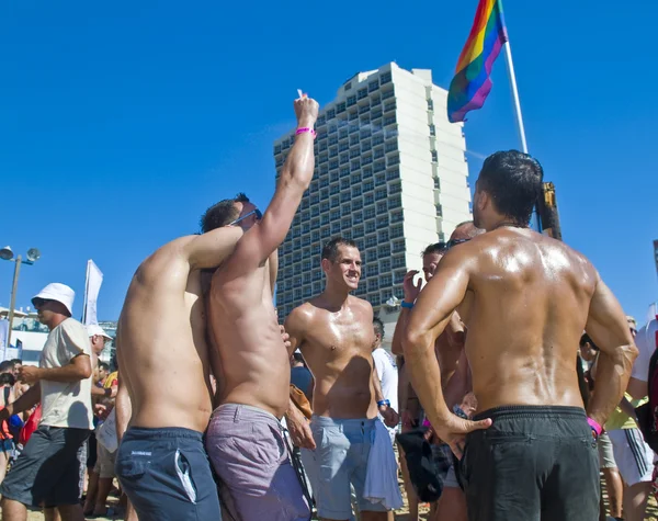 Fiesta del orgullo gay en Tel Aviv — Foto de Stock