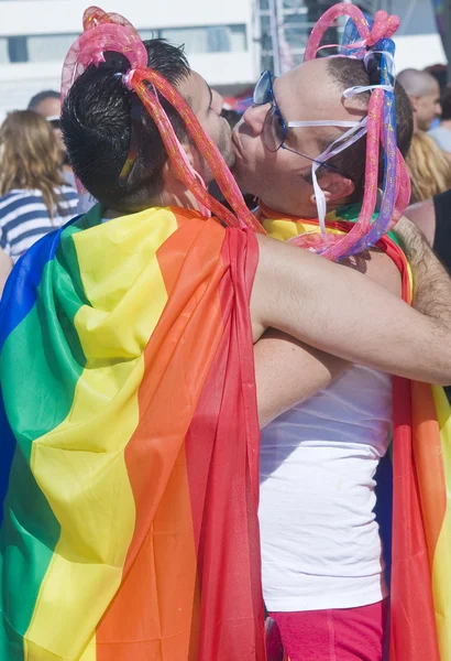 Tel Aviv pesta kebanggaan gay — Stok Foto