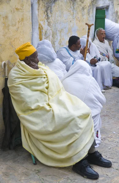 埃塞俄比亚圣洁火仪式 — 图库照片