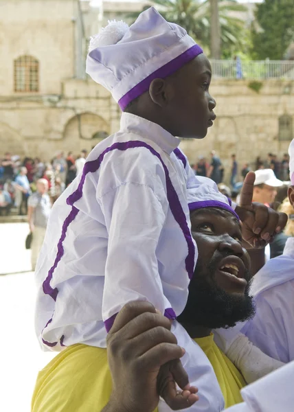 Nigerian pilgrims — Stock Photo, Image