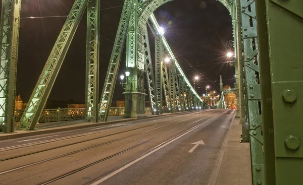 Die Freedem-Brücke in Budapest — Stockfoto