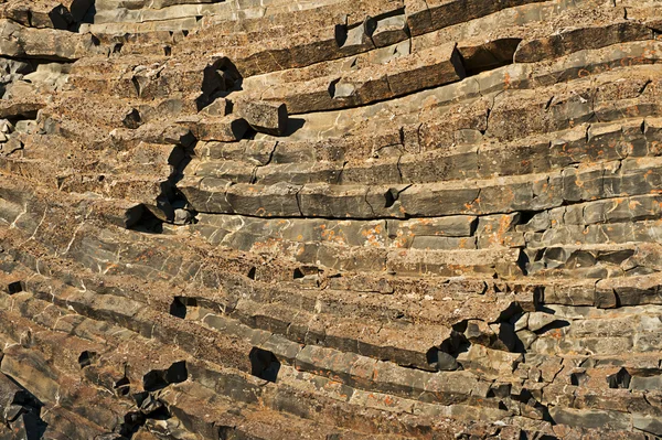 玄武岩のコラム — ストック写真