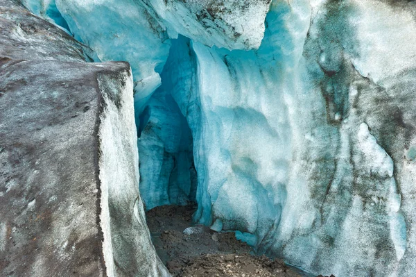 Glacier ice cave — Stock Photo, Image