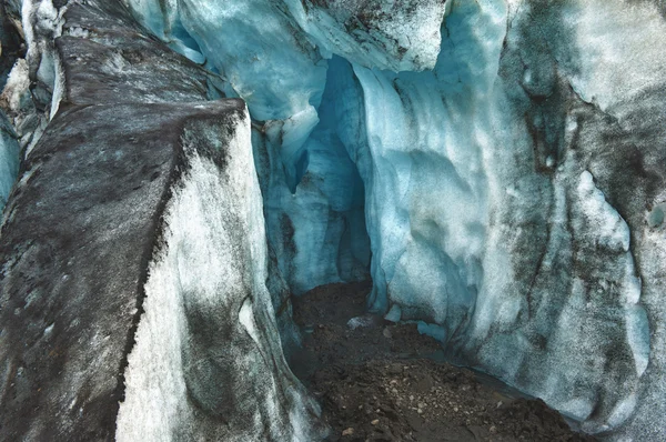 Gleccser jég-barlang — Stock Fotó