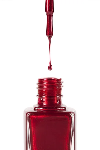 Esmalte de uñas rojo —  Fotos de Stock