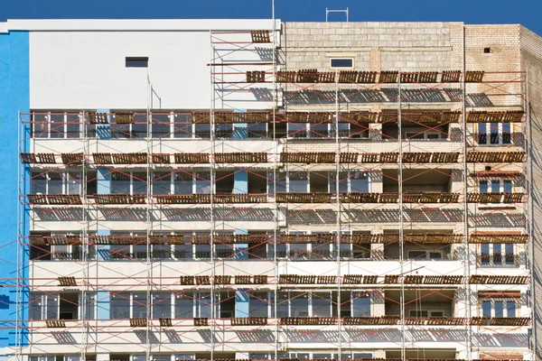 stock image Scaffolding around the building