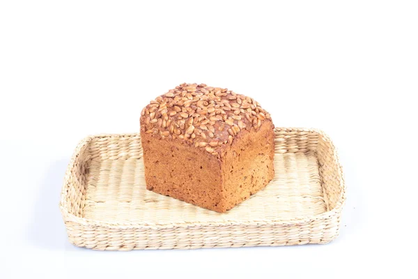 Целый хлеб на борту — стоковое фото