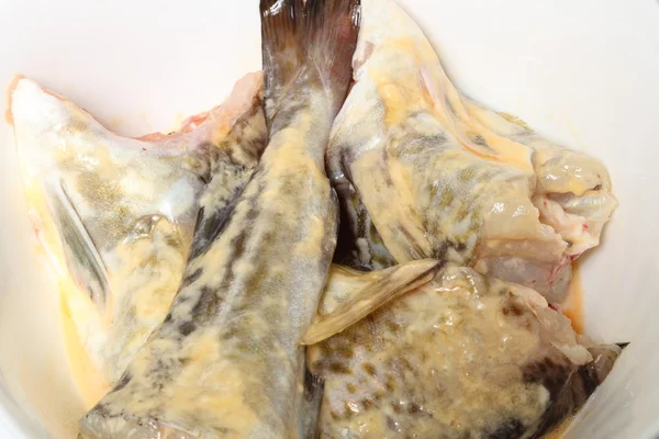Morina balığı - balık filetosu — Stok fotoğraf