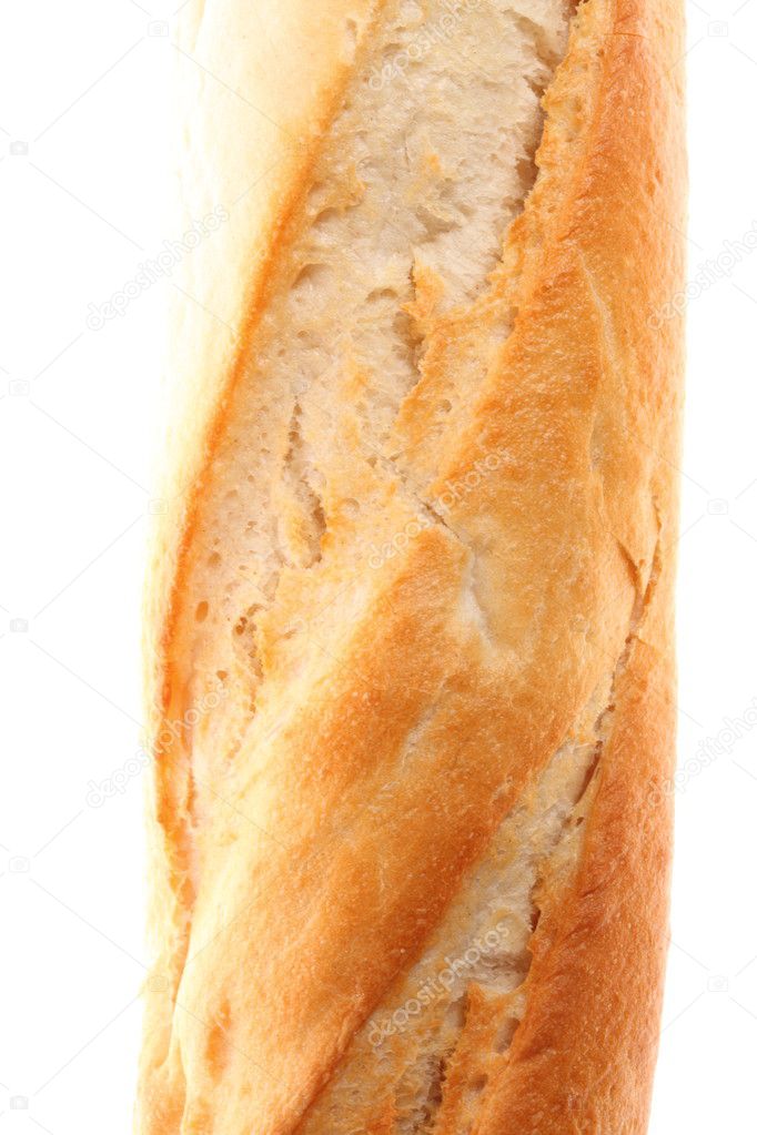 French baguettes isolated