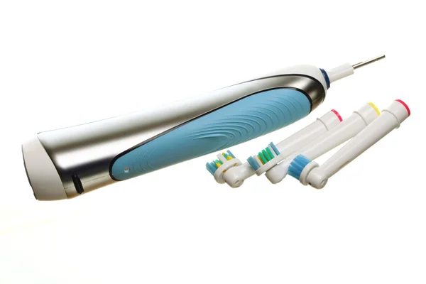 Elektrische tandenborstel geïsoleerd op wit — Stockfoto