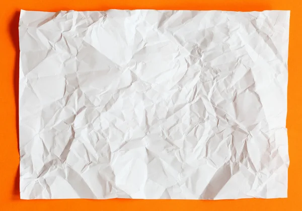 Folha de textura de papel branco friso — Fotografia de Stock
