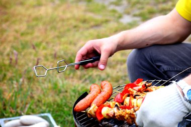 şenlik ateşi kamp ateşi yangın alevleri Steak Barbekü Izgara